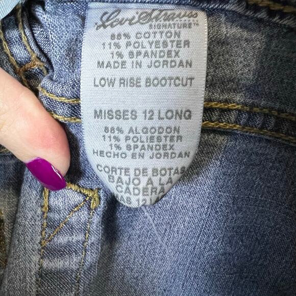 Levi Strauss Women Stretch Low Rise Bootcut Jeans 12 Long - Picture 8 of 8